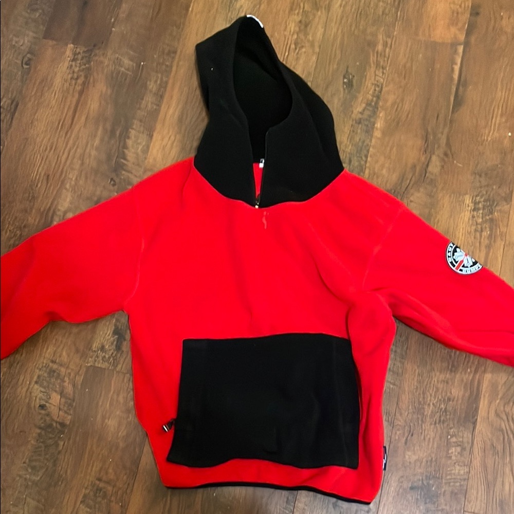 Nautica Competition Red and Black Zip-Up